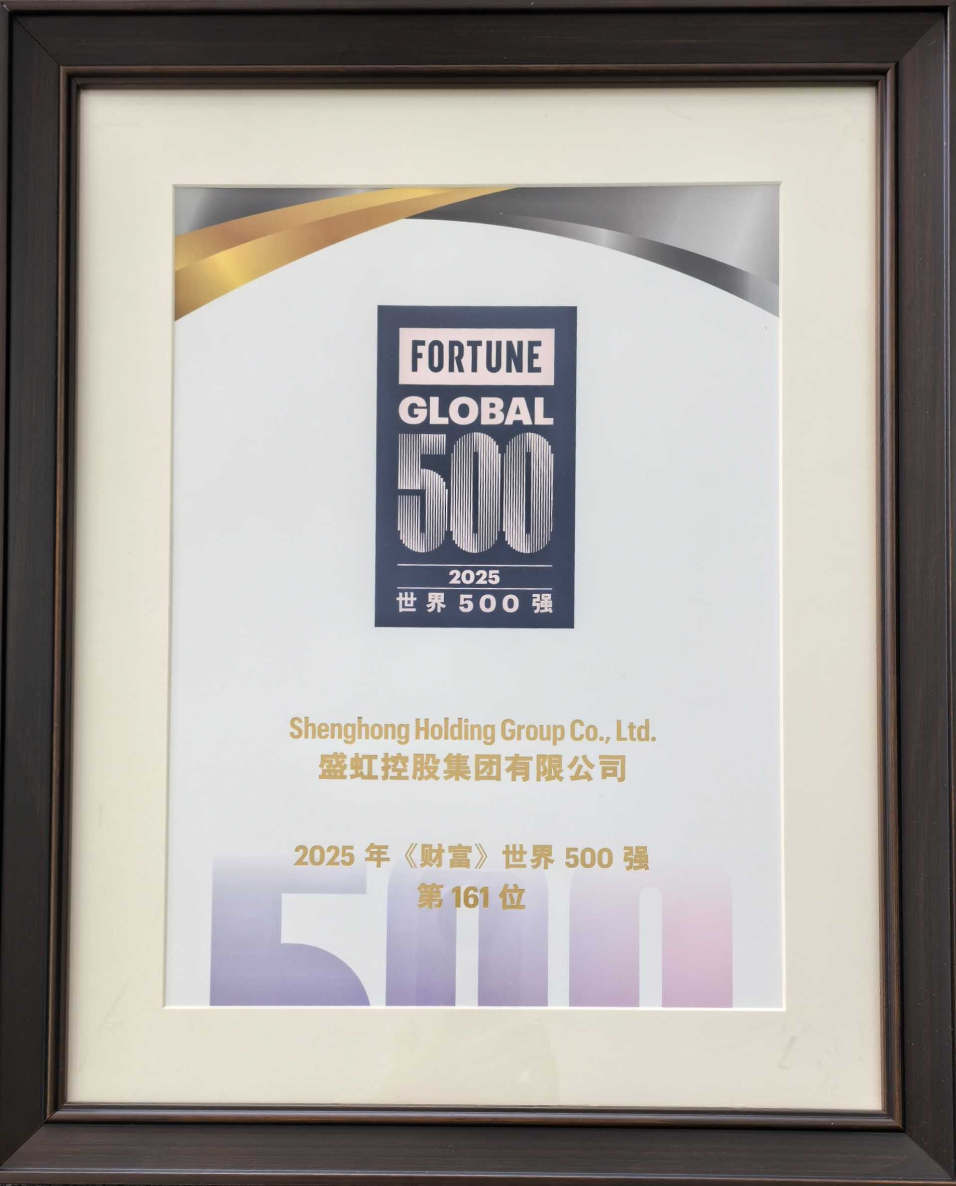 《财富》世界500强第161位
